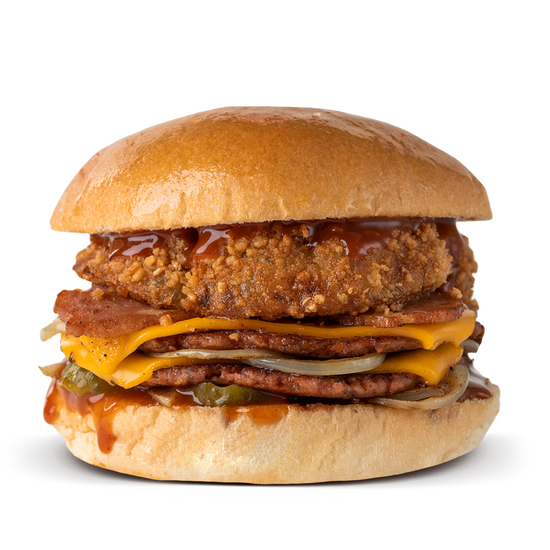 Neat Burger best vegan burgers plant-based vegetarian BBQ Stack